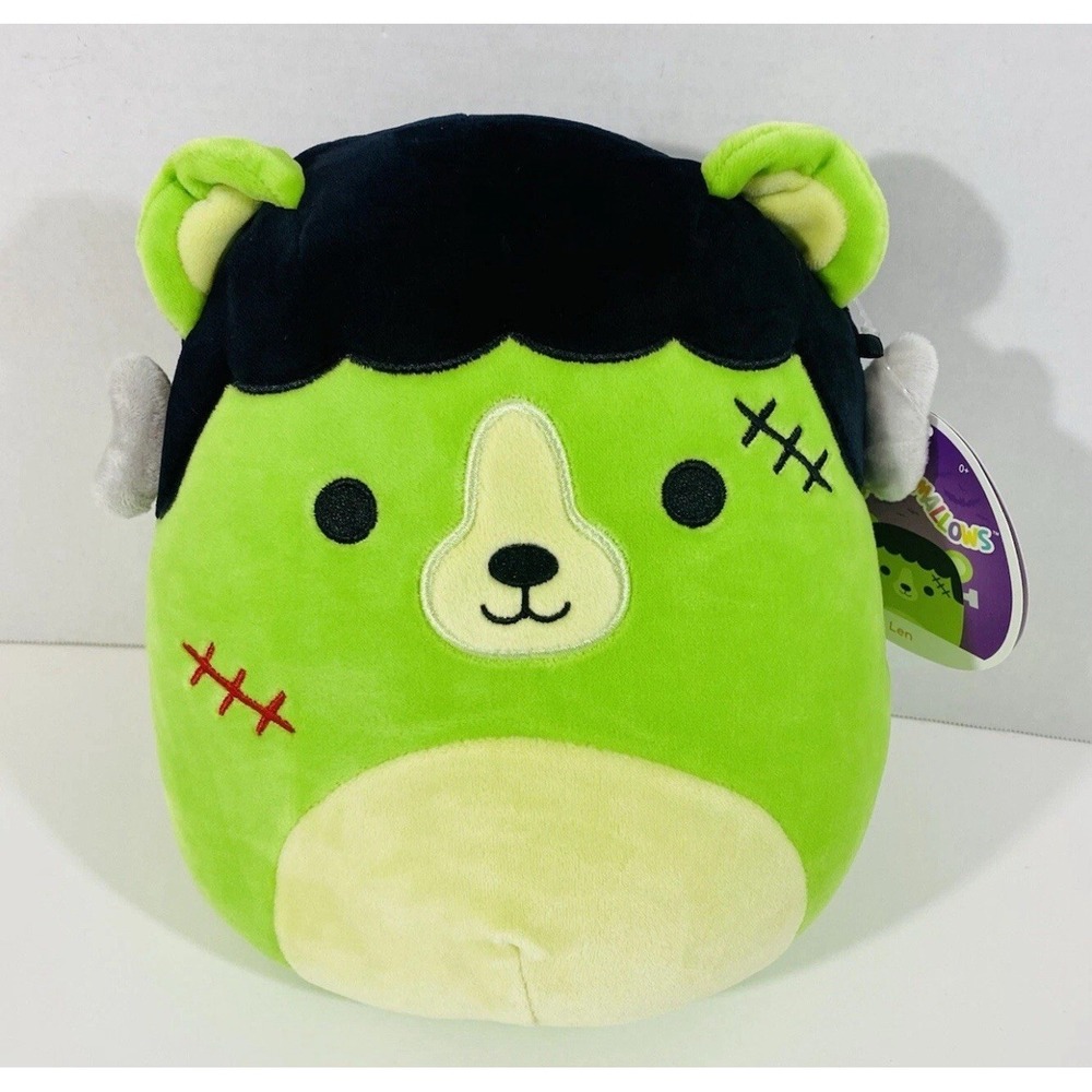 Squishmallows Len Frankenstein Bear 12" Halloween 2021 Aldi Exclusive Plush NWT
